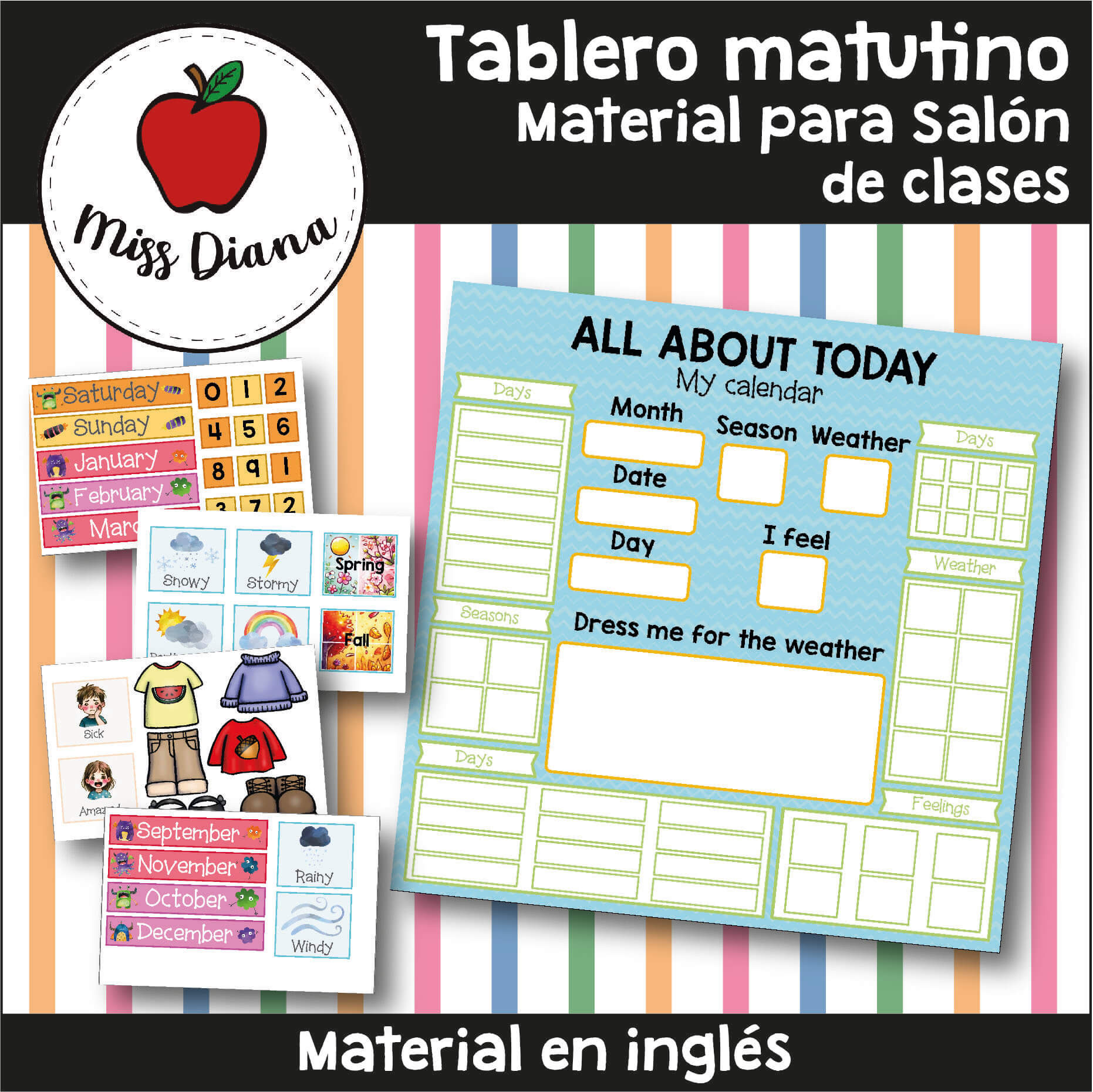Imagen secundaria de TABLERO MATUTINO MONSTRUOS