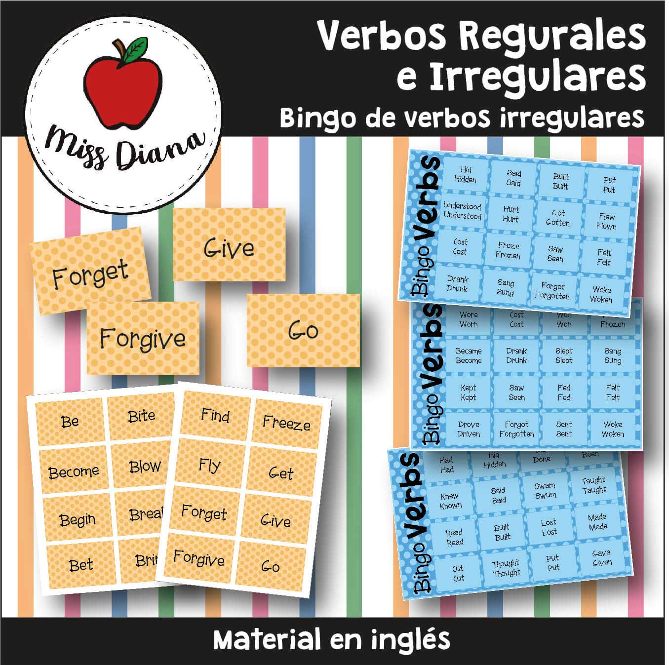 Imagen secundaria de VERBOS REGULARES E IRREGULARES