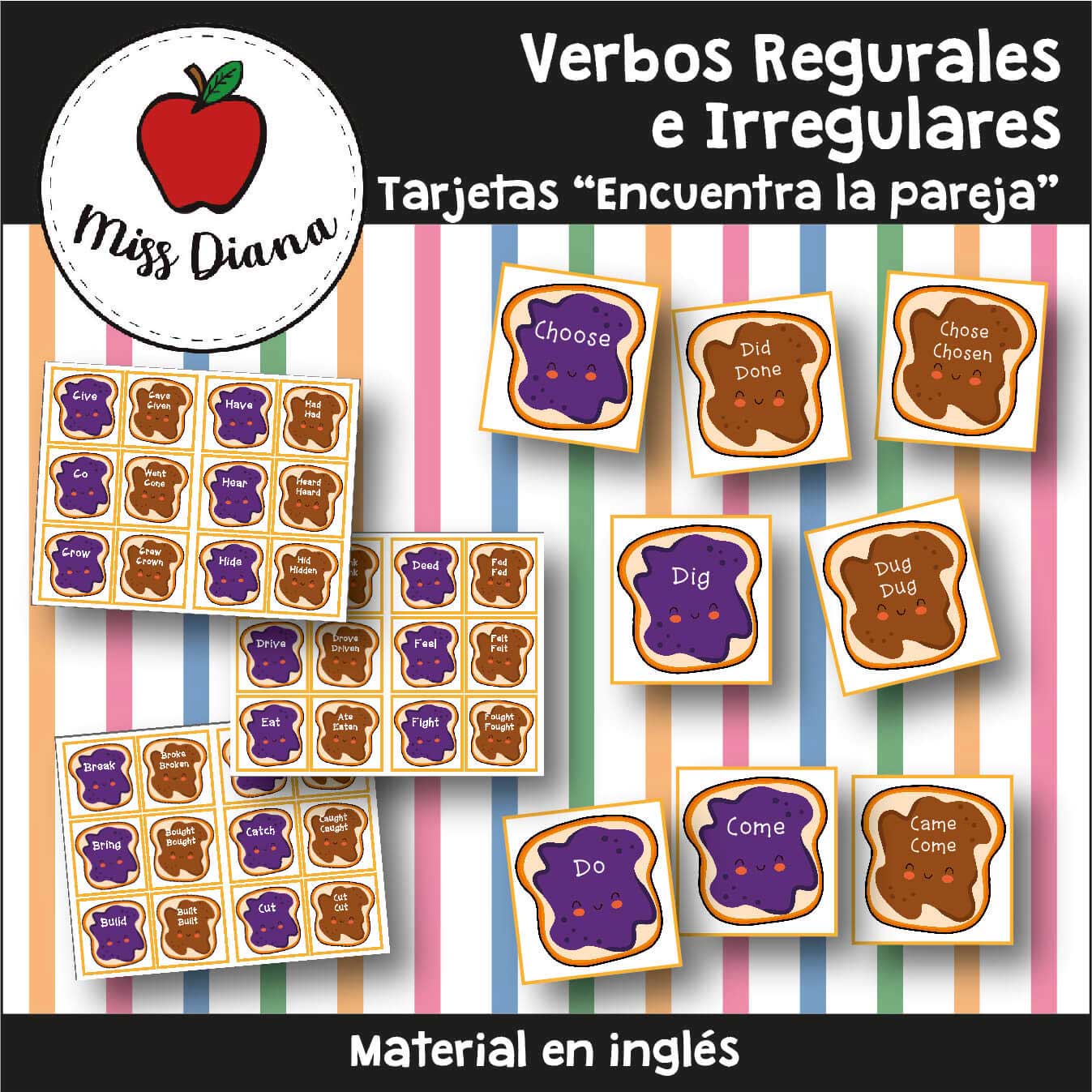 Imagen secundaria de VERBOS REGULARES E IRREGULARES
