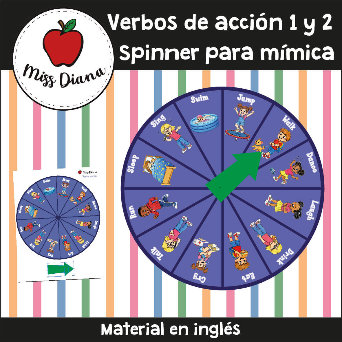 Imagen secundaria de VERBOS DE ACCION 1 Y 2