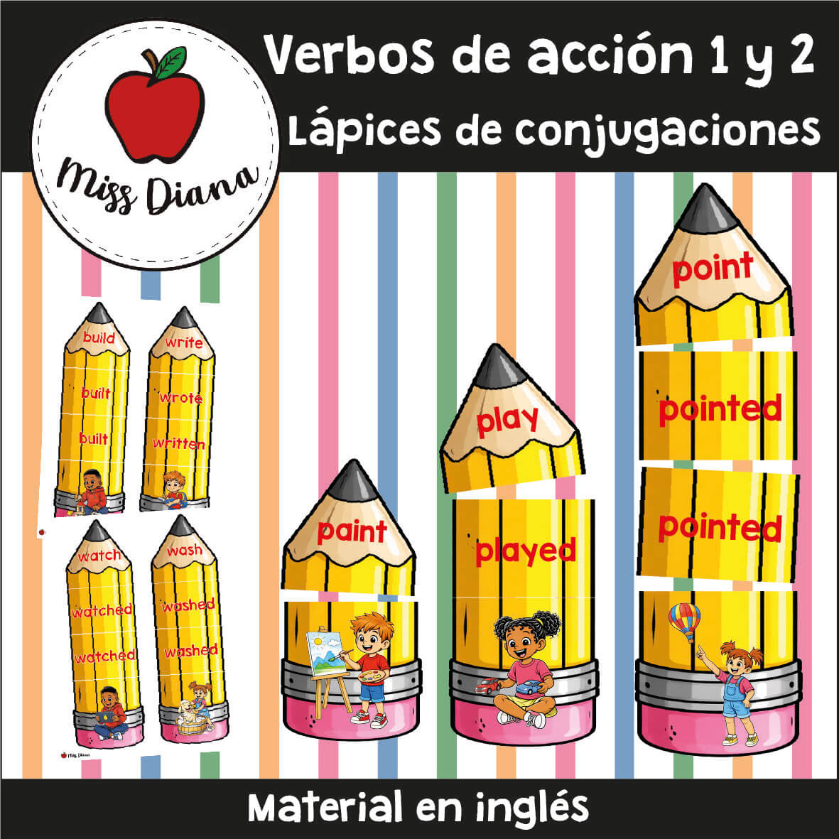 Imagen secundaria de VERBOS DE ACCION 1 Y 2