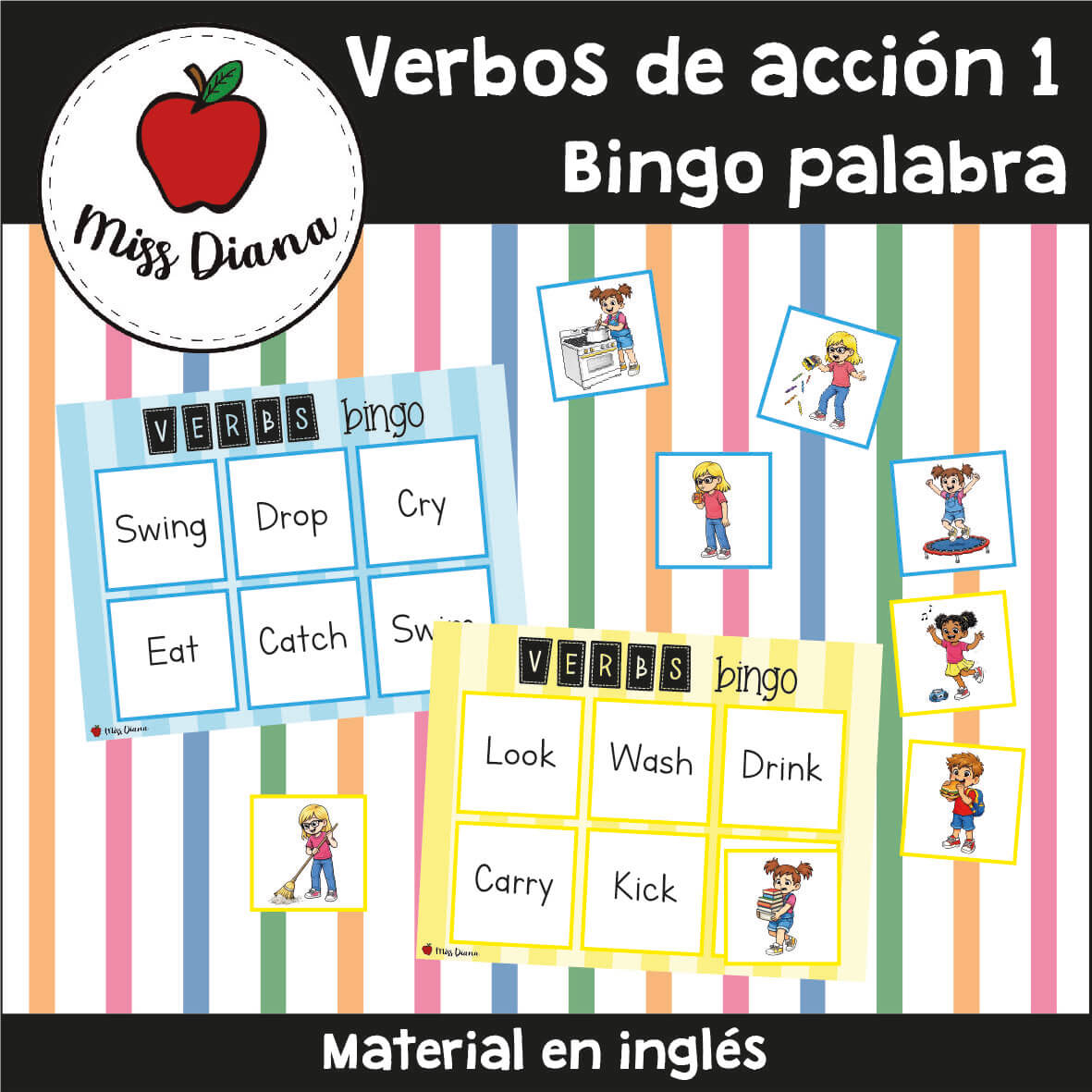 Imagen secundaria de VERBOS DE ACCION 1