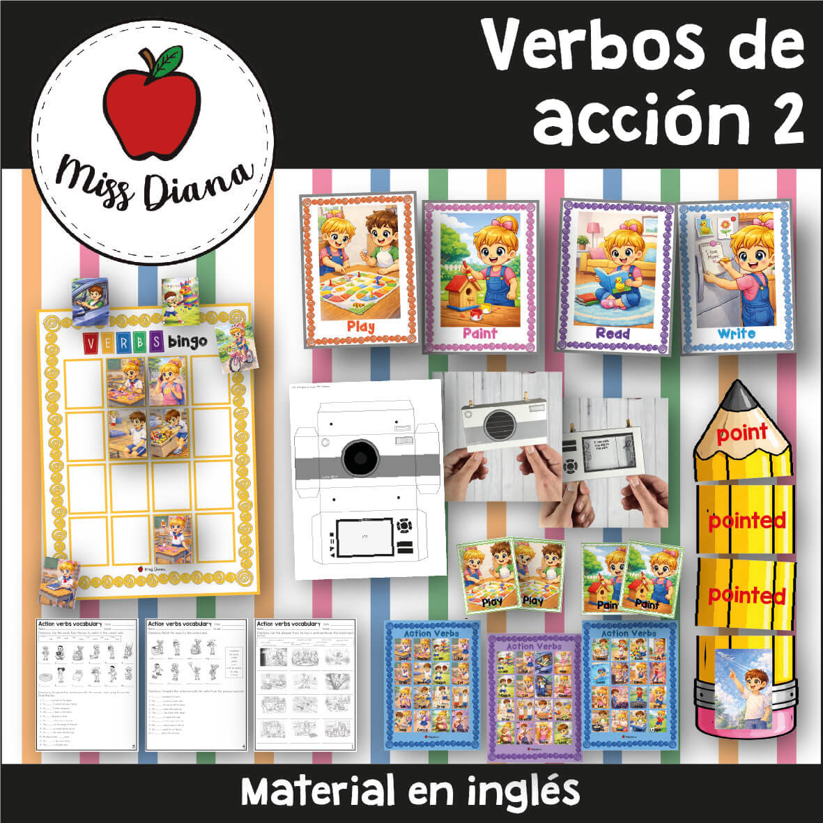 Imagen principal de VERBOS DE ACCION 2