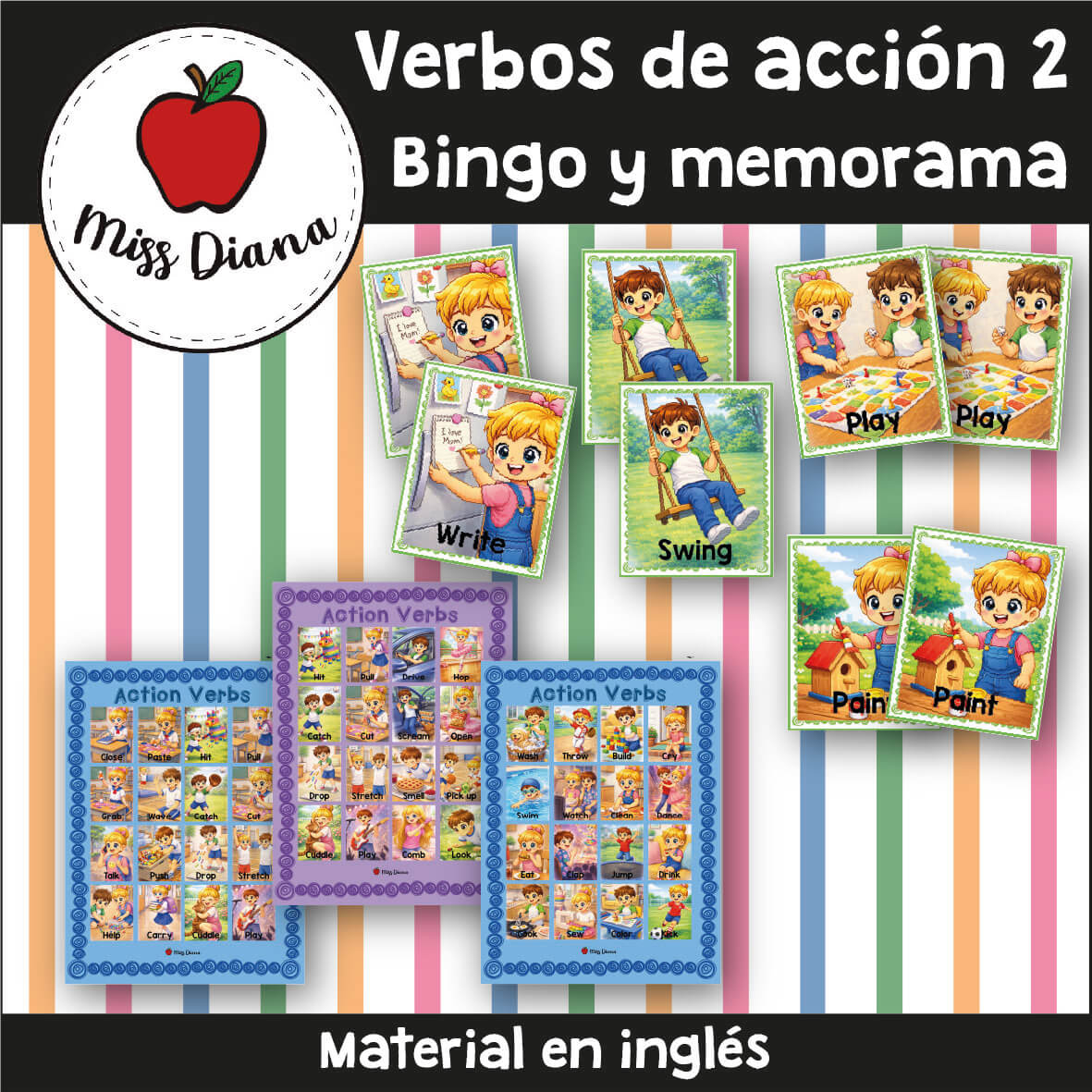 Imagen secundaria de VERBOS DE ACCION 2