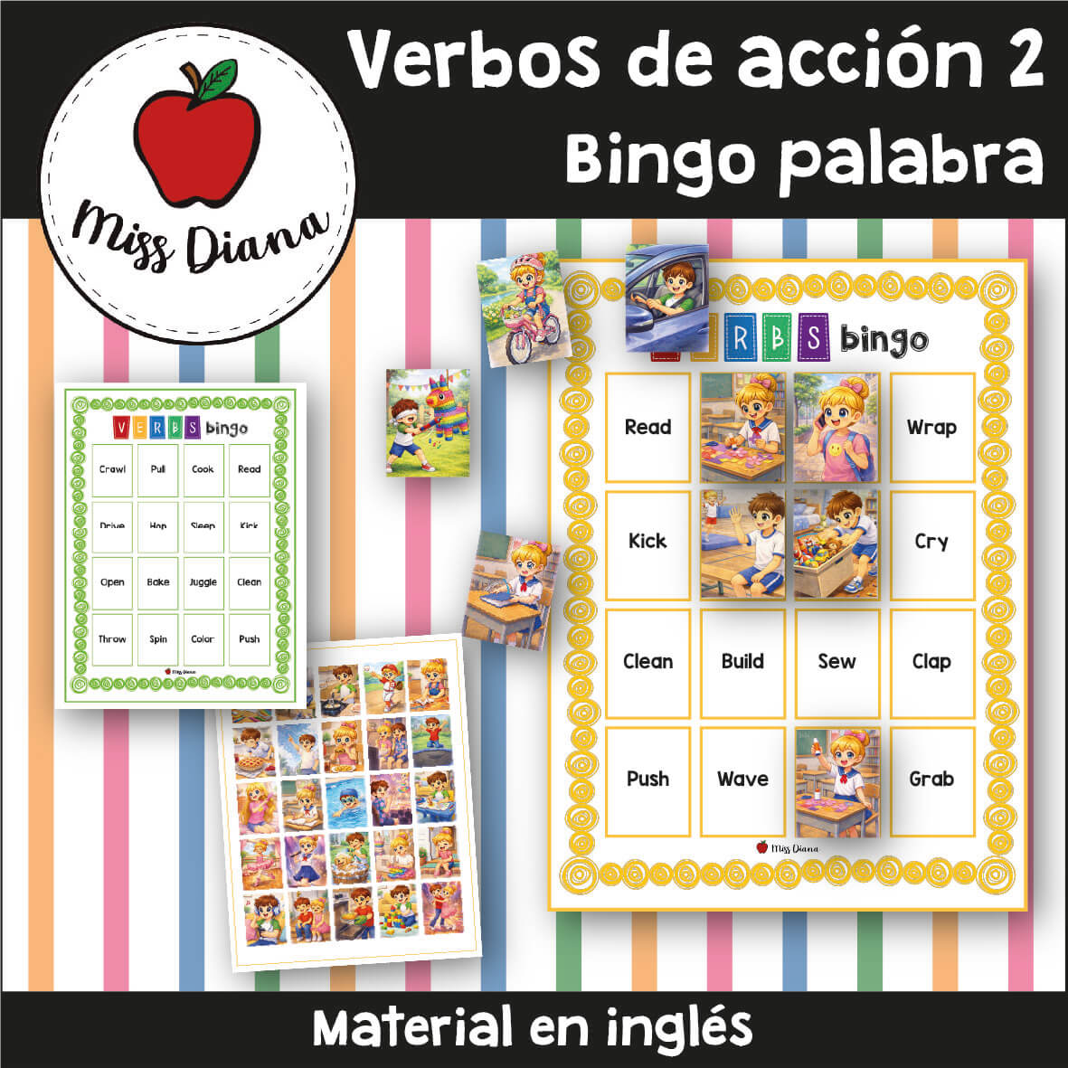 Imagen secundaria de VERBOS DE ACCION 2