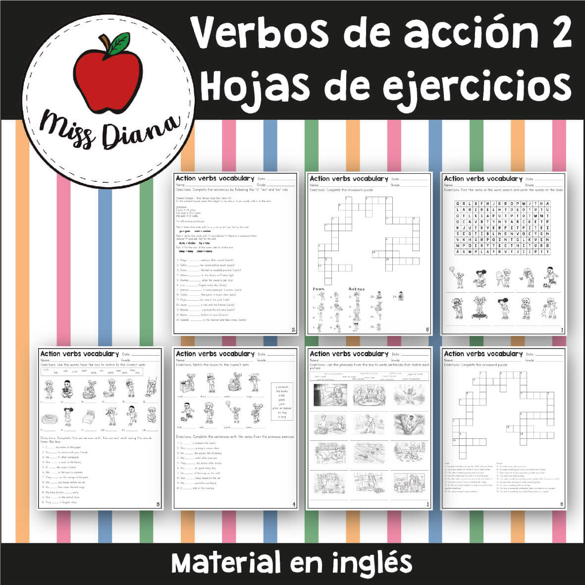 Imagen secundaria de VERBOS DE ACCION 2