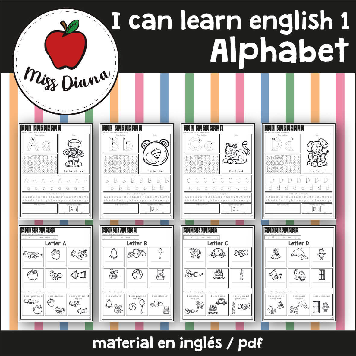 Imagen secundaria de I CAN LEARN ENGLISH 1