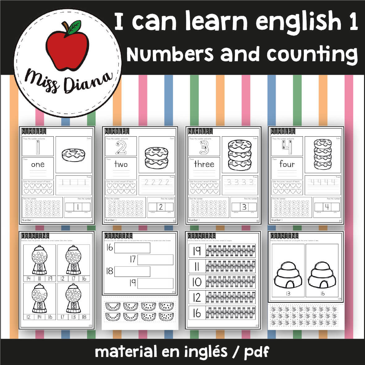 Imagen secundaria de I CAN LEARN ENGLISH 1