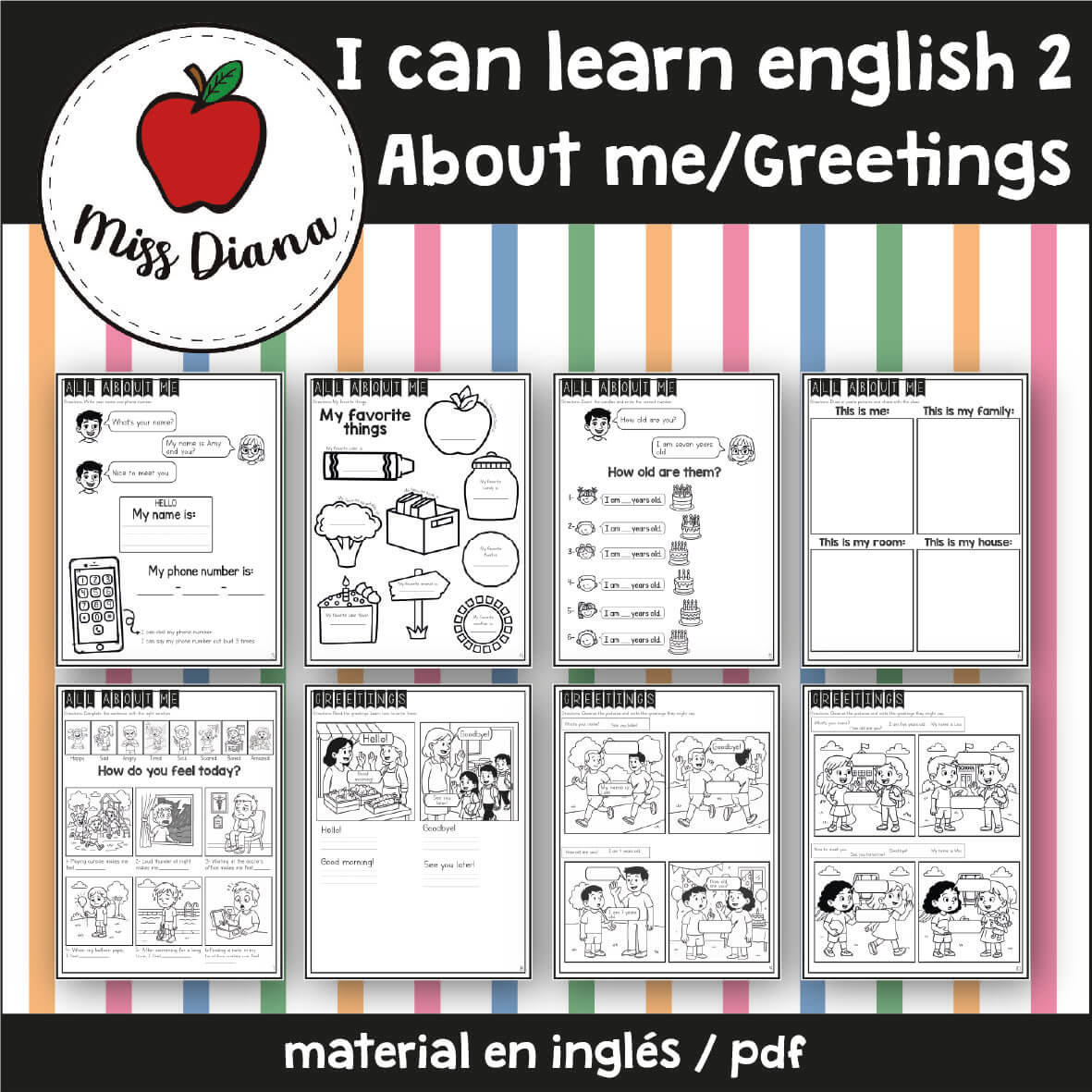 Imagen secundaria de I CAN LEARN ENGLISH 2