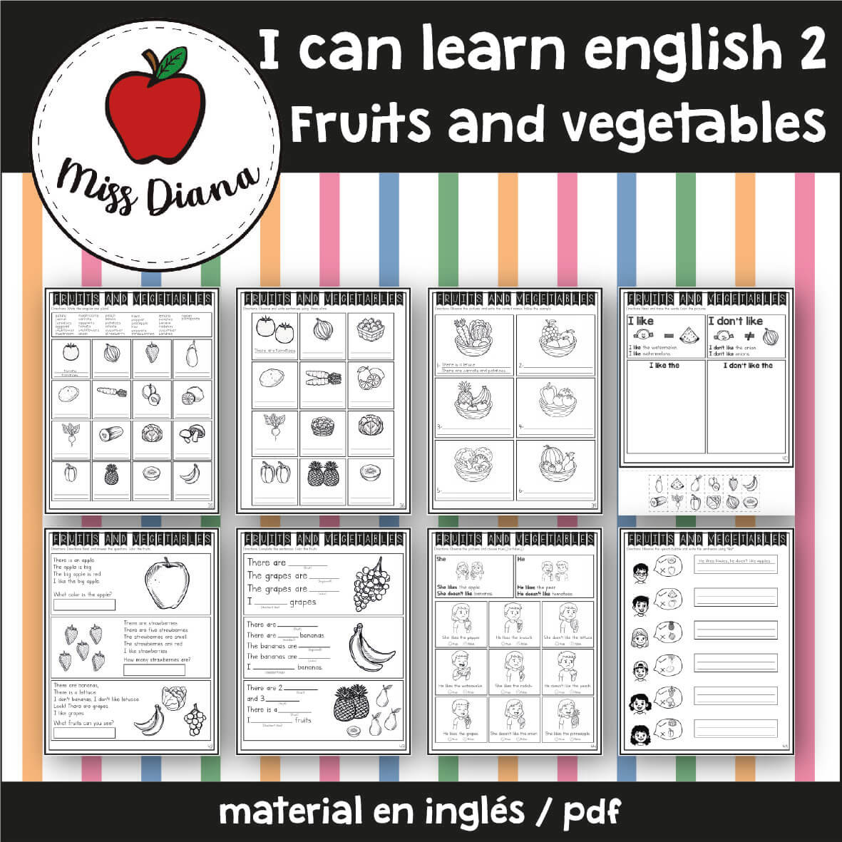 Imagen secundaria de I CAN LEARN ENGLISH 2