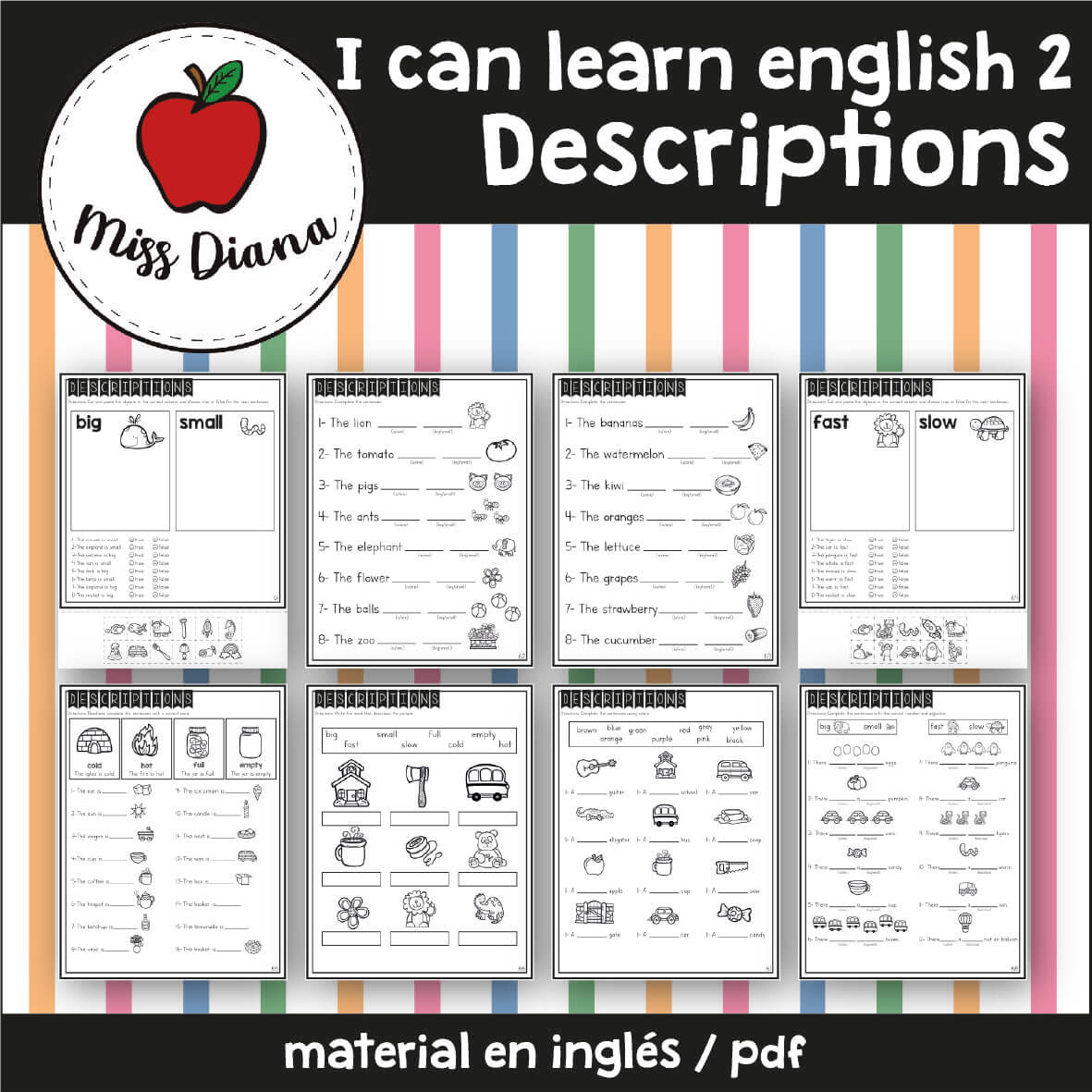 Imagen secundaria de I CAN LEARN ENGLISH 2