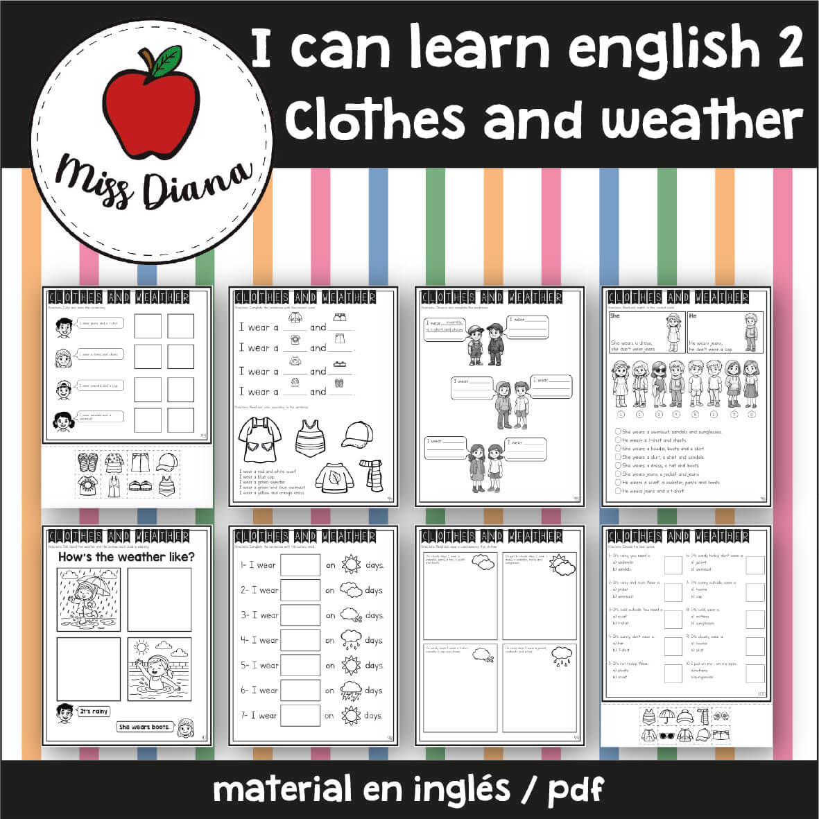 Imagen secundaria de I CAN LEARN ENGLISH 2