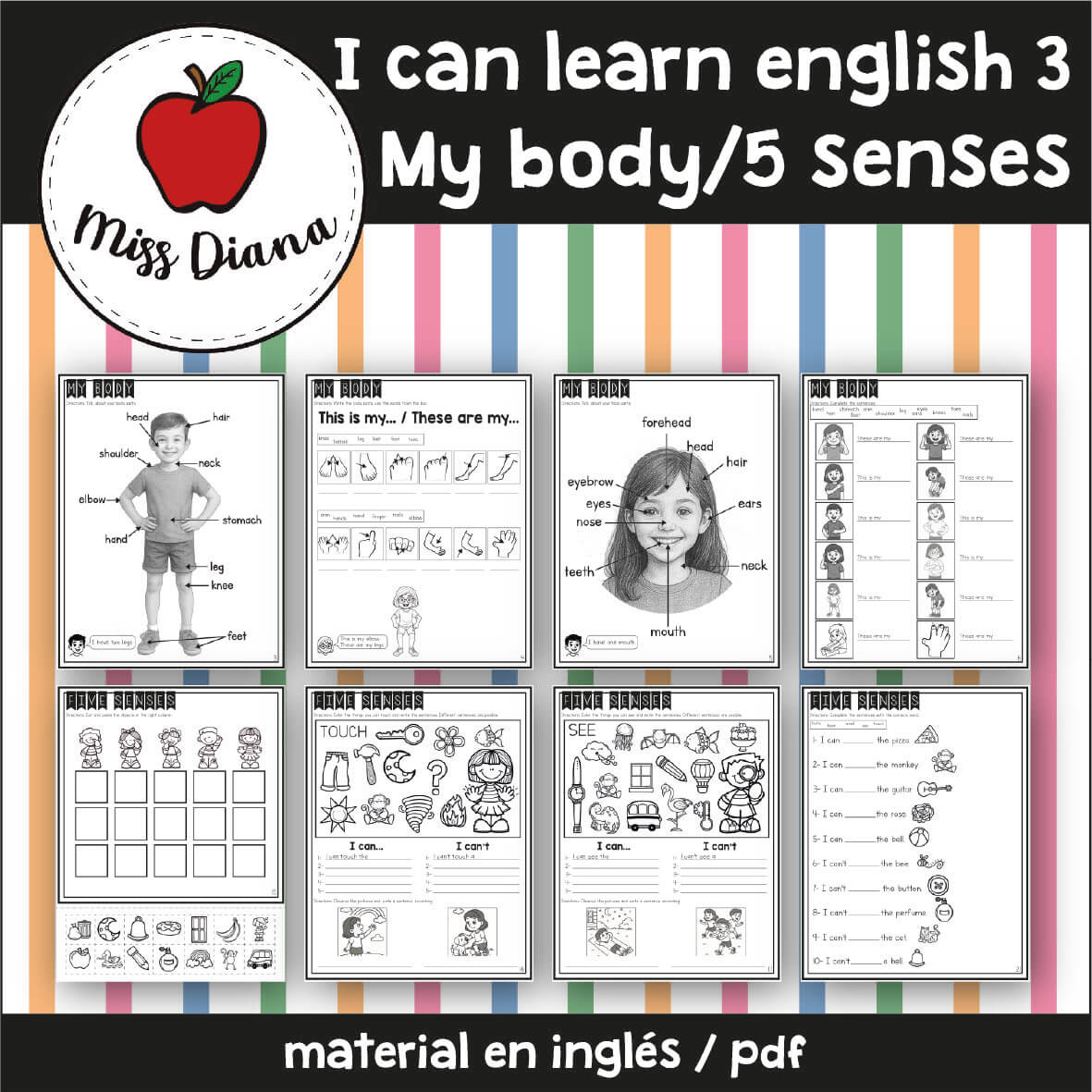 Imagen secundaria de I CAN LEARN ENGLISH 3