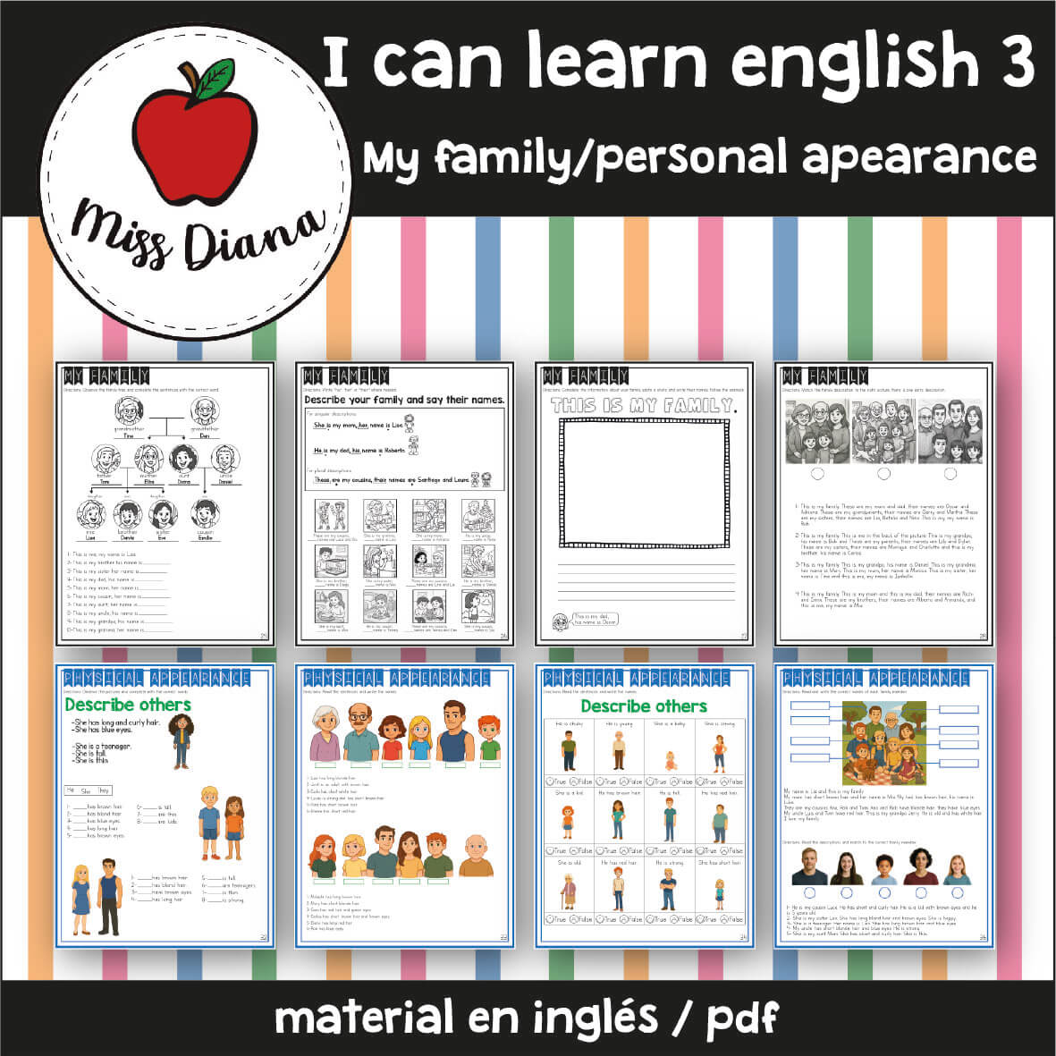 Imagen secundaria de I CAN LEARN ENGLISH 3