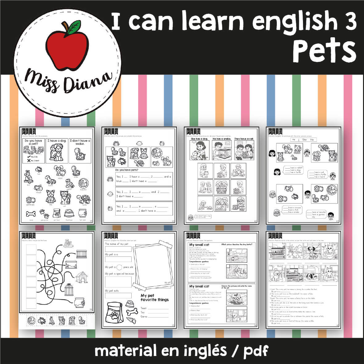 Imagen secundaria de I CAN LEARN ENGLISH 3