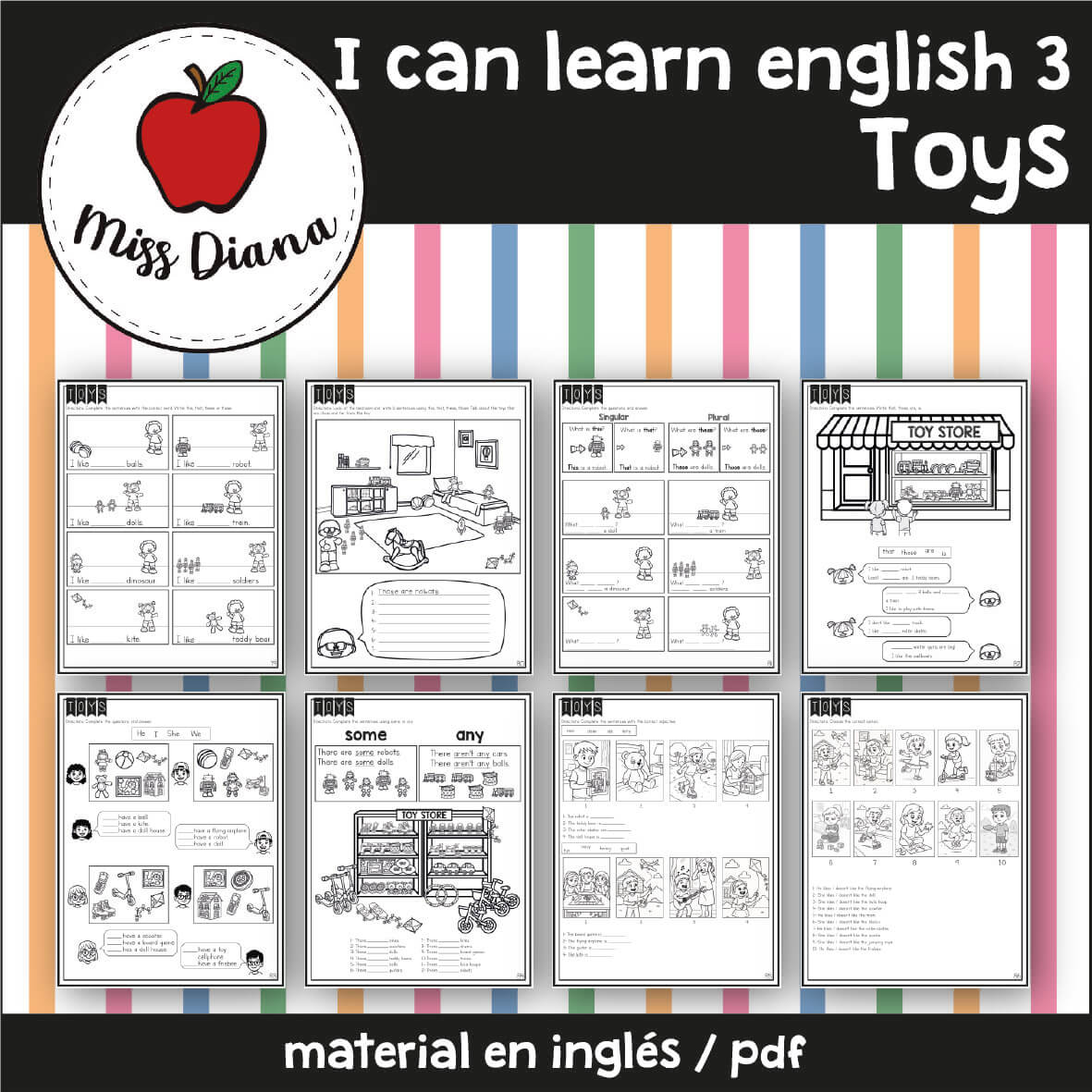 Imagen secundaria de I CAN LEARN ENGLISH 3