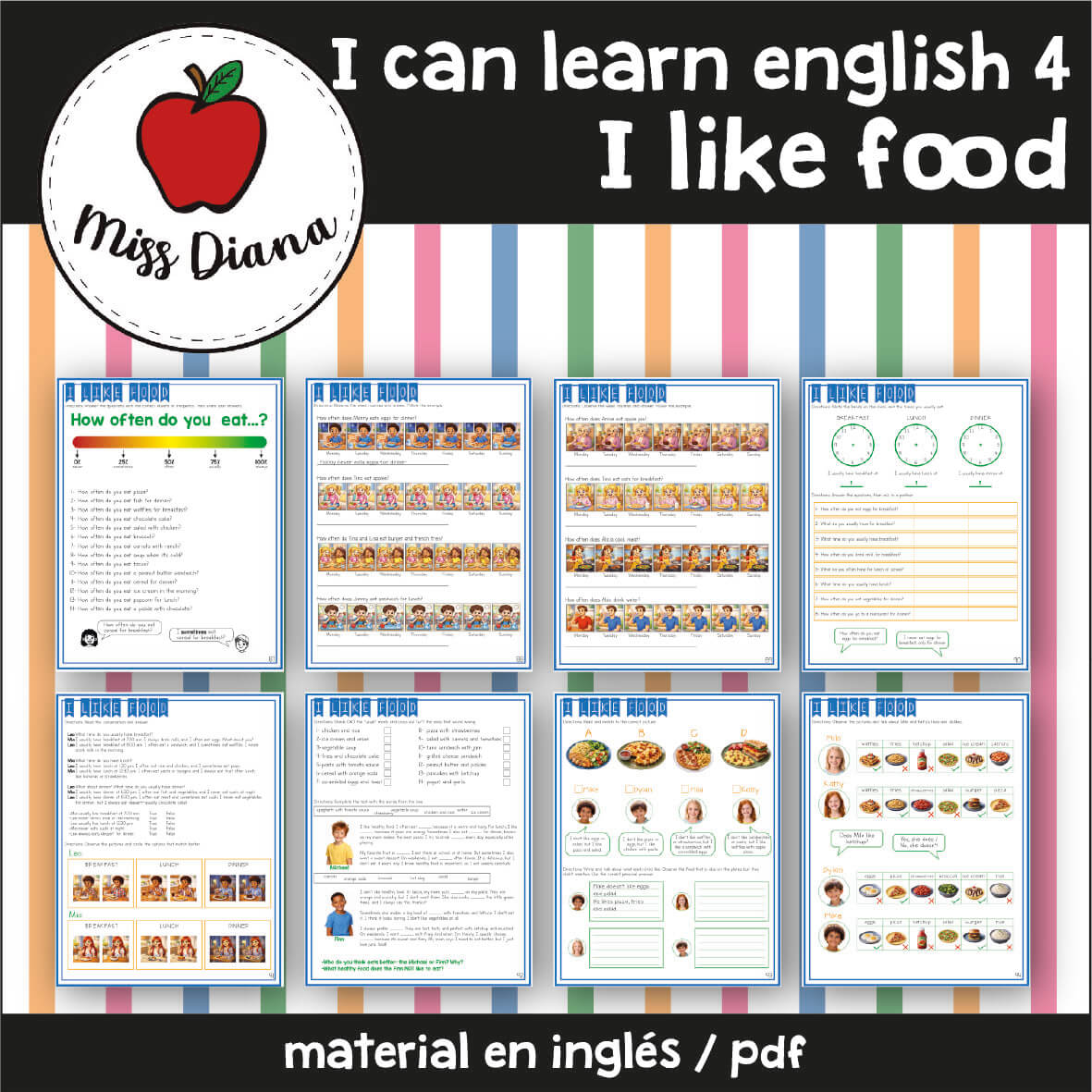 Imagen secundaria de I CAN LEARN ENGLISH 4