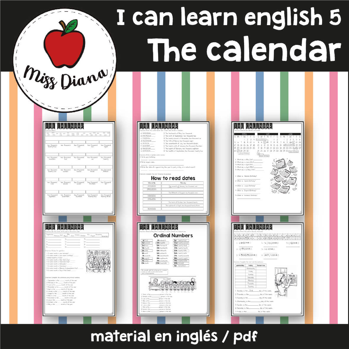 Imagen secundaria de I CAN LEARN ENGLISH 5