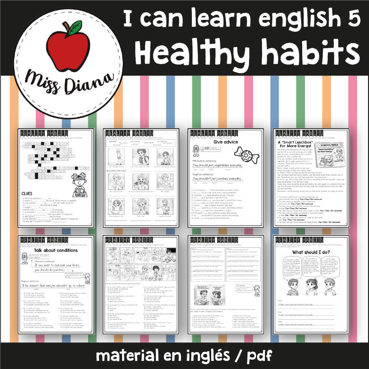 Imagen secundaria de I CAN LEARN ENGLISH 5