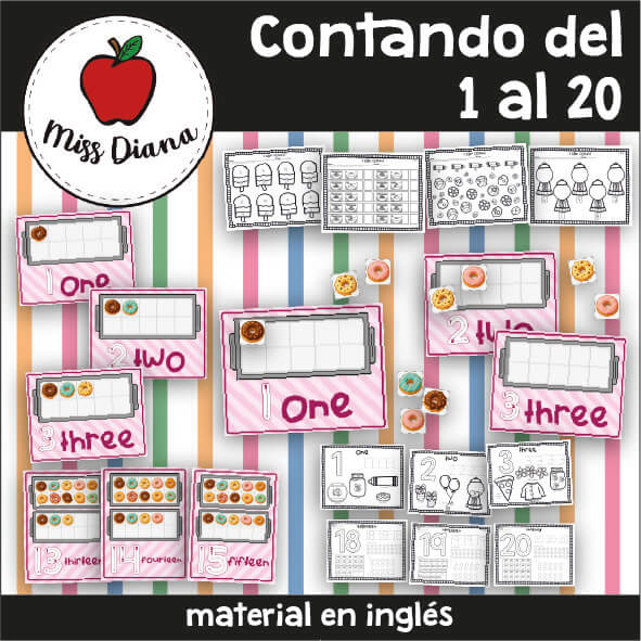 Imagen principal de CUENTA DONAS DEL 1 AL 20