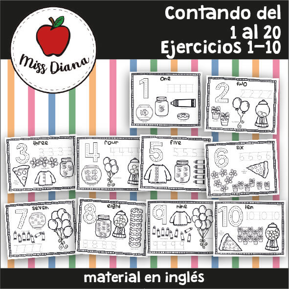 Imagen secundaria de CUENTA DONAS DEL 1 AL 20