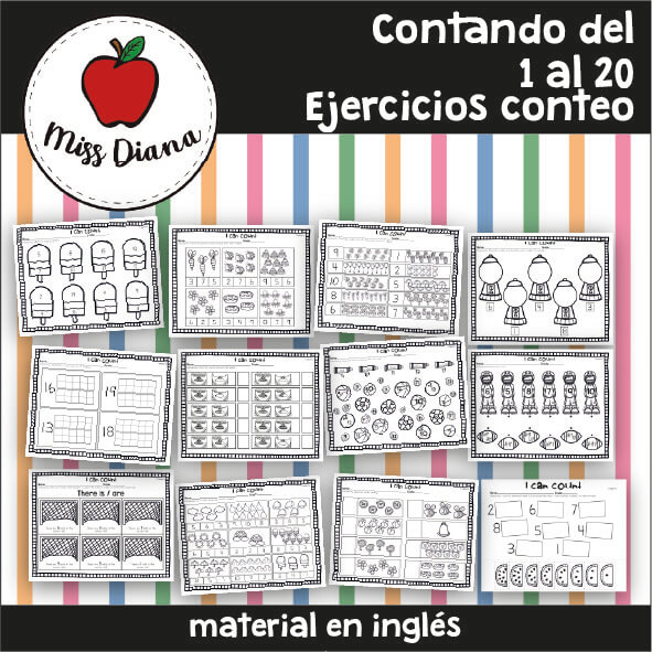 Imagen secundaria de CUENTA DONAS DEL 1 AL 20