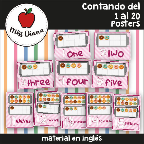 Imagen secundaria de CUENTA DONAS DEL 1 AL 20