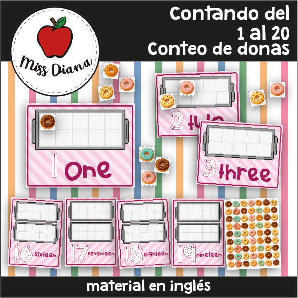 Imagen secundaria de CUENTA DONAS DEL 1 AL 20