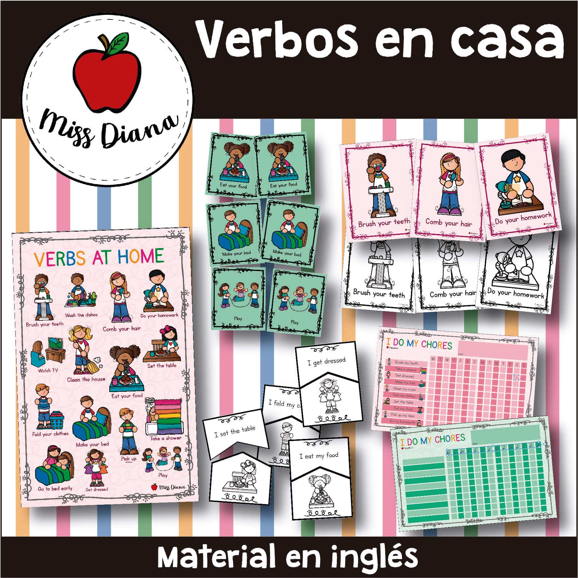 Imagen principal de VERBOS EN CASA