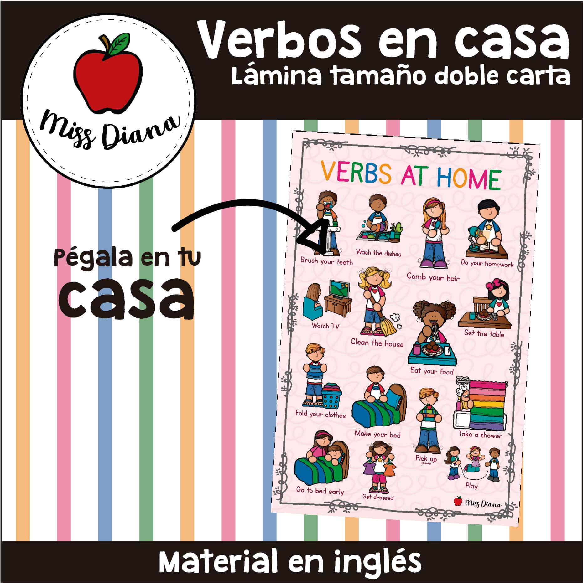 Imagen secundaria de VERBOS EN CASA