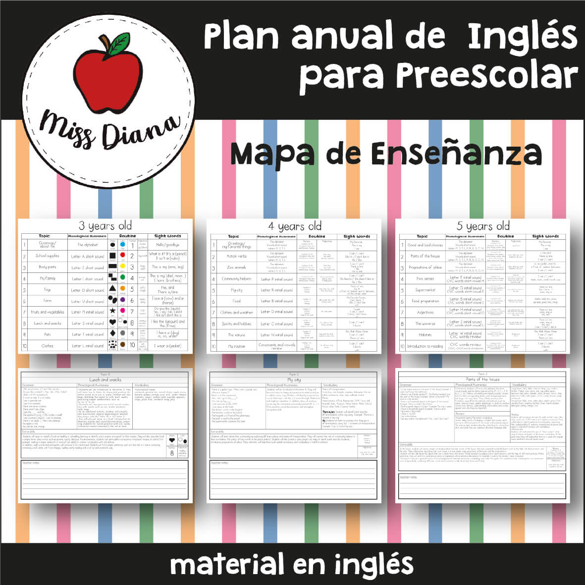 Imagen principal de PLAN ANUAL PREESCOLAR