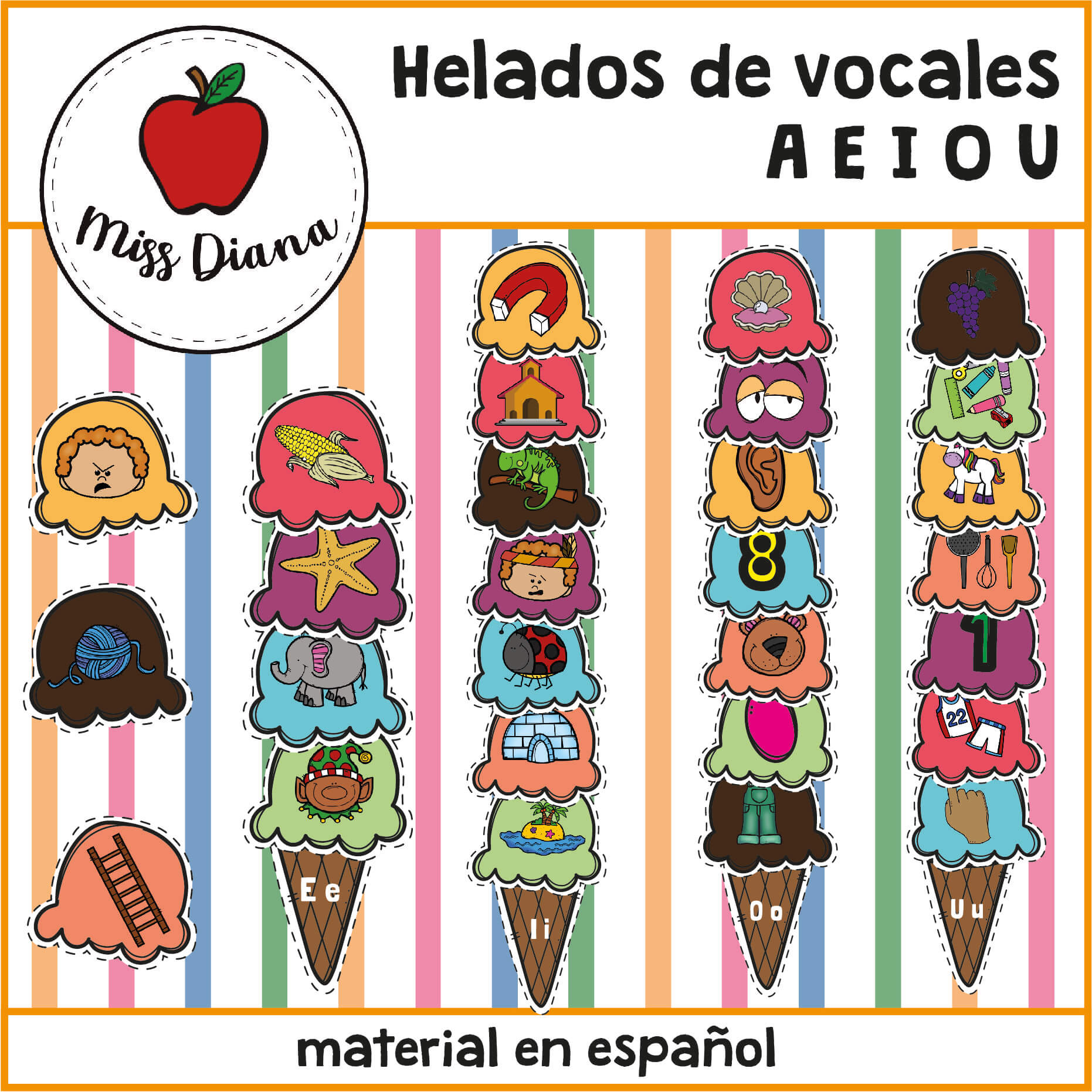 Imagen secundaria de VOCALES HELADOS